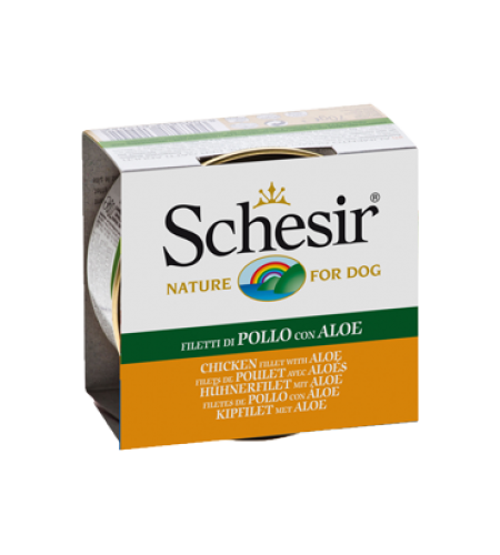 Schesir Cão Filete de Frango com Aloe em Gelatina  150GR